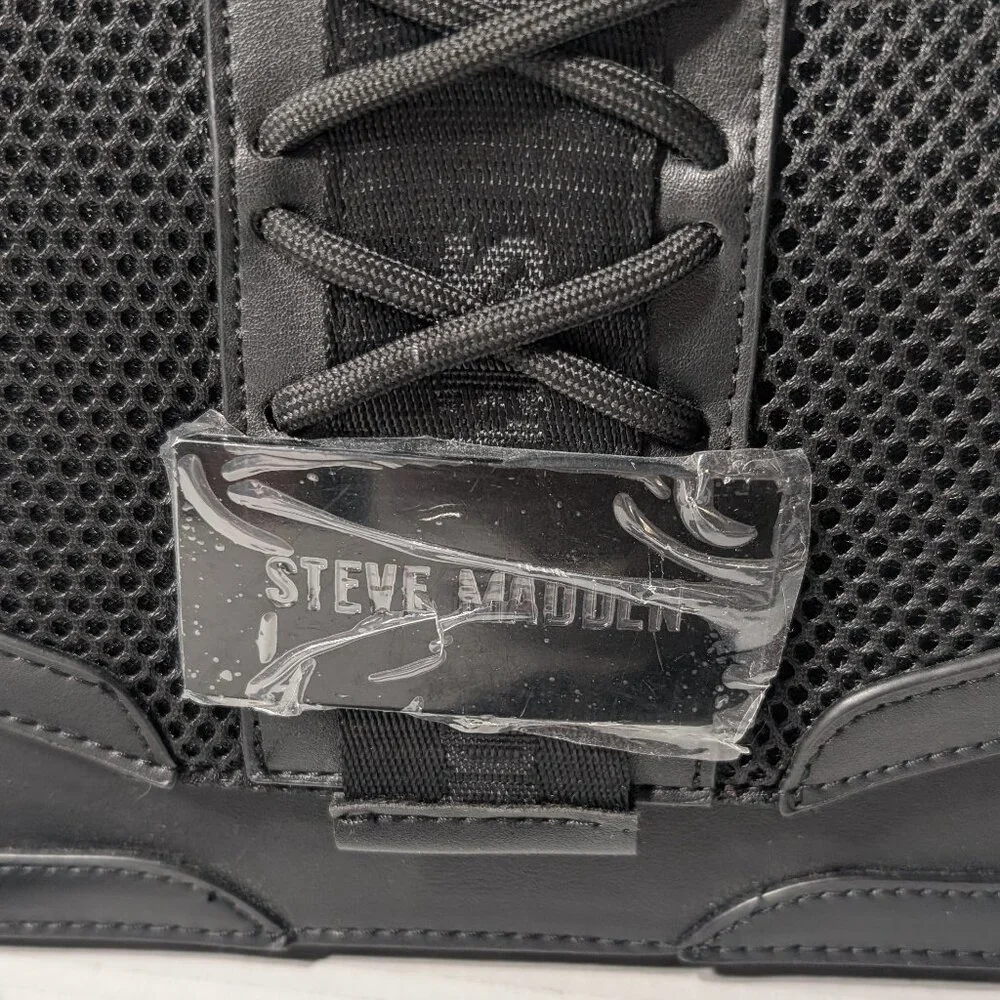 Steve Madden - leather black small purse with removable strap - New - Picture 2 of 12